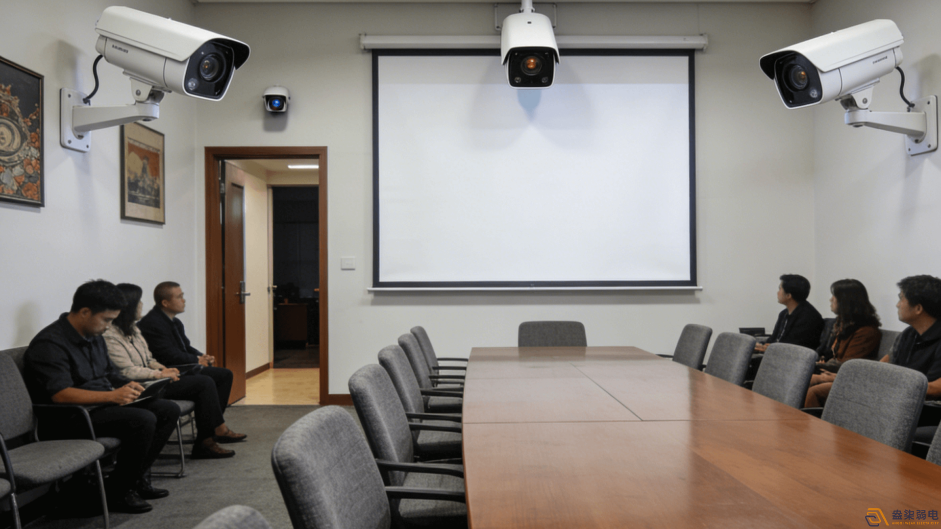 小型會議室監控攝像頭如何布置？